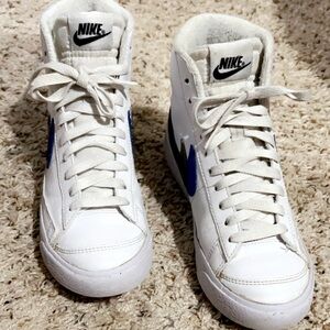Nike White High-Top Sneakers